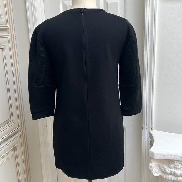 Tibi Knit Mixed Media Sweater Dress - Picture 3 of 10